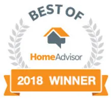 HomeAdvisor Best of 2018 Winner badge