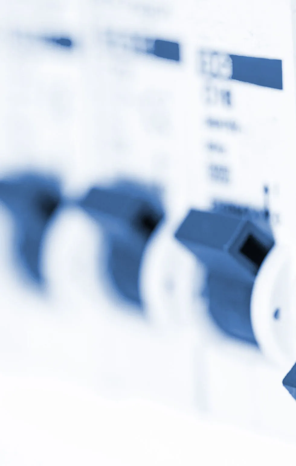 Close-up of an industrial electrical panel — a typical All-N-One job